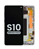 Purchase the OLED assembly with frame for Galaxy S10 G973 in Prism Green, service pack.