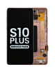 Order the OLED assembly with frame for Galaxy S10 Plus G975 in Flamingo Pink service pack.