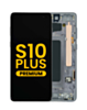 Buy the OLED assembly with frame for Galaxy S10 Plus G975 in Prism Black, premium quality.