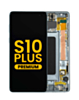 Shop the OLED assembly with frame for Galaxy S10 Plus G975 in Prism Blue, premium quality.
