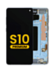Purchase the OLED assembly with frame for Galaxy S10 G973 in Prism Blue, premium.