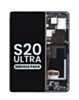 OLED Assembly with Frame for Galaxy S20 Ultra (G988) (Cosmic Black) (Service Pack)