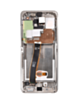 OLED Assembly with Frame for Galaxy S20 Ultra (G988) (Cloud White) (Service Pack)