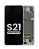 OLED Assembly with Frame for Galaxy S21 (G991) (Phantom Gray) (Service Pack)