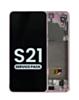 OLED Assembly with Frame for Galaxy S21 (G991) (Phantom Violet) (Service Pack)