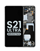 OLED Assembly with Frame for Galaxy S21 Ultra (G998) (Phantom Black) (Service Pack)