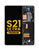 Order the OLED Assembly with Frame for Galaxy S21 Ultra 5G G998 in Phantom Black, Premium.