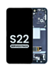 OLED Assembly with Frame for Galaxy S22 (S901) (Phantom Black) (Service Pack)
