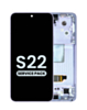 OLED Assembly with Frame for Galaxy S22 (S901) (Purple) (Service Pack)