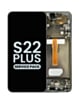 Purchase the OLED Assembly with Frame for the Galaxy S22 Plus S906 in Phantom Black, Service Pack.
