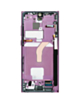OLED Assembly with Frame for Galaxy S22 Ultra (S908) (Burgundy) (Premium)