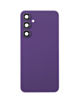 Back Cover Glass with Camera Lens and Adhesive for Galaxy S23 FE (S711) (No Logo) (Purple)