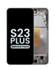 OLED Assembly with Frame for Galaxy S23 Plus (S916) (Phantom Black) (Service Pack)