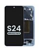 OLED Assembly with Frame for Galaxy S24 (S921) (Sapphire Blue) (Service Pack)
