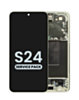 OLED Assembly with Frame for Galaxy S24 (S921) (Amber Yellow) (Service Pack)