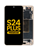 OLED Assembly with Frame for Galaxy S24 Plus (S926) (Sandstone Orange) (Premium)