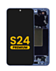 OLED Assembly with Frame for Galaxy S24 (S921) (Cobalt Violet) (Premium)