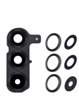 Back Camera Lens with Cover Bezel Ring for Galaxy S25 Plus (S936) (Blue Black)