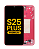 OLED Assembly with Frame for Galaxy S25 Plus (S936) (Coral Red) (Premium)