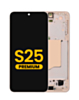 Grab the wholesale deals on the OLED Assembly with frame for Galaxy S25, model S931, in pinkgold, premium quality.