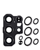 Back Camera Lens with Cover Bezel Ring for Galaxy S25 Ultra (S938) (Titanium Jet Black)