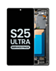 OLED Assembly with Frame for Galaxy S25 Ultra (S938) (Titanium White Silver) (Service Pack)
