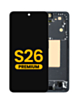 OLED Assembly with Frame for Galaxy S26 (S942) (Black) (Premium)