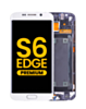 OLED Assembly with Frame for Galaxy S6 Edge (G925) (WHITE) (Premium)