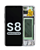 OLED Assembly with Frame for Galaxy S8 (G950) (CORAL BLUE) (Service Pack)