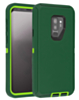 Galaxy S9 Plus Heavy Duty Shockproof Case - Dark Green & Light Green (Only Ground Shipping)