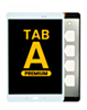 LCD Assembly without Frame for Galaxy Tab A 9.7 (T550) (WHITE) (Premium)