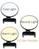 Led Selfie Ring Light Clip - (BLACK) (Only Ground Shipping)