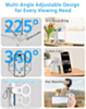 Magnetic Phone Selfie Stick for iPhone / Android (White) (Only Ground Shipping)