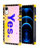 Square Case with BLUE Light Design - 8 for iPhone XR (Only Ground Shipping)