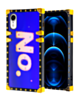 Square Case with BLUE Light Design - 9 for iPhone XR (Only Ground Shipping)