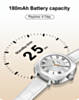LDNIO SW03 Health Monitoring Smart Watch with AMOLED Screen Bluetooth 5.4 (SILVER) (Only Ground Shipping)