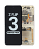 OLED Assembly with Frame for Galaxy Z Flip 3 F711 (CREAM) (US and International) (Service Pack)