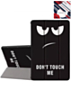 Old Style Notebook Design Case - Don't Touch for Galaxy Tab S9 / Tab S9 FE / Tab S10 FE / Tab S10 Lite (Only Ground Shipping)