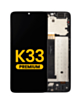 LCD Assembly with Frame for TCL K33 (T513W) (Premium)