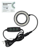 High Brightness Microscope Dustproof LED Adjustable Ring Light Illuminator Lamp (Only Ground Shipping)