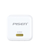 PISEN Pudding Single Port Fast Charger Set with USB C-C Cable (6ft) (20W) (Only Ground Shipping)
