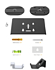 Dobe 3in1 Wall Mount Bracket + Headset Hook + Controllers Hooks for PlayStation 5 / 5 Slim (Only Ground Shipping)