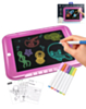9" Kids Drawing Light Up Tracing Pad - PINK (Only Ground Shipping)