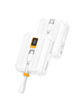 PISEN Power Tiny Power Bank with Dual Cable (30W) (10000 mAh) (White) (Only Ground Shipping)