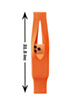 Long Soft Stretch Knit Phone Sleeve - ORANGE (Only Ground Shipping)