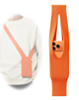Long Soft Stretch Knit Phone Sleeve - ORANGE (Only Ground Shipping)