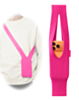 Long Soft Stretch Knit Phone Sleeve - PINK (Only Ground Shipping)