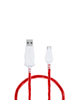 Visible USB A-M Flowing LED Fast Charging Cable (RED) (3ft) (5W) (Only Ground Shipping)