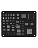 WYLIE CPU BGA Reballing Stencil for iPhone 8 / 8 Plus / X (Black) (Not Returnable)
