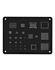 WYLIE CPU BGA Reballing Stencil for iPad 5 / Mini 2 / Mini 3 / Air (Black) (Not Returnable)